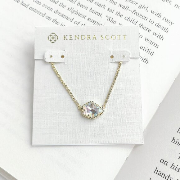 Kendra Scott Jewelry - NEW Tess Dichroic Glass Gold Pendant Necklace